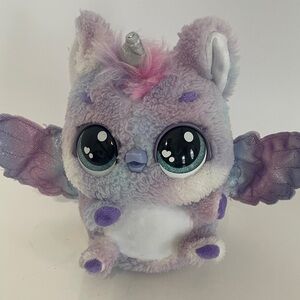 Hatchimals Alive Mystery Hatch Pufficorn  Plush Purple Winged Unicorn Toy